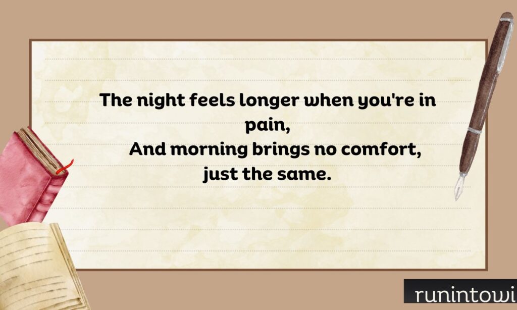 Emotional Sad 2-Line Poetry in English