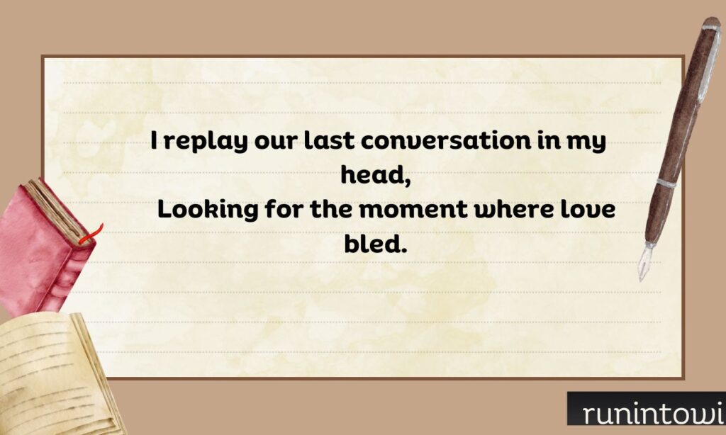 Painful Heartbreak 2-Line Poetry