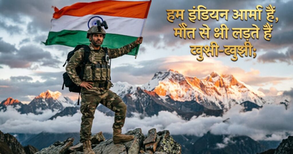 Attitude Shayari for Indian Army