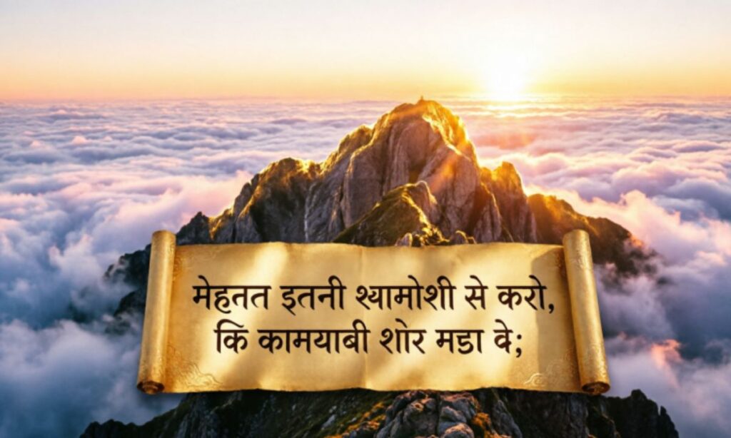 Hindi Motivational Shayari for Success